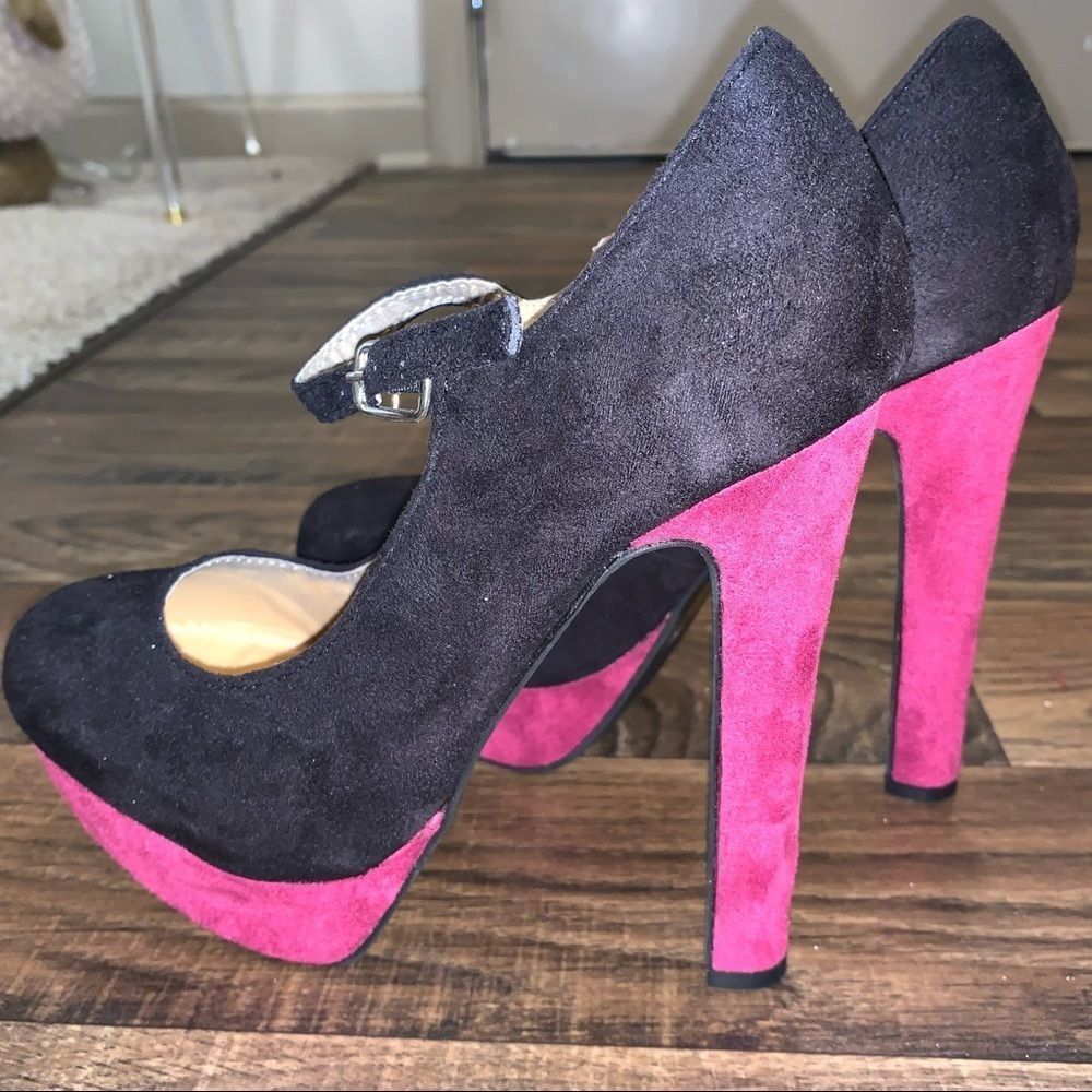 Color block heels - Picture 6 of 7